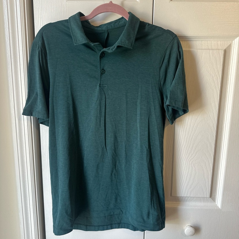 Men’s lululemon athletica Teal-Green Polo Shirt